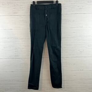 Sundays NYC Black Button Fly Slim Leg Jeans Size 27